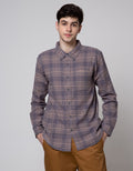 Cole Checks Print Kemeja Pria