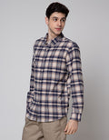 Cole Long Sleeve Shirt Woven Print Cubes