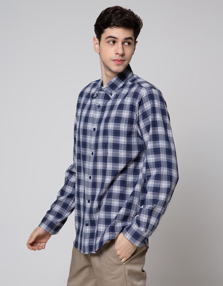 Cole Long Sleeve Shirt Print Check