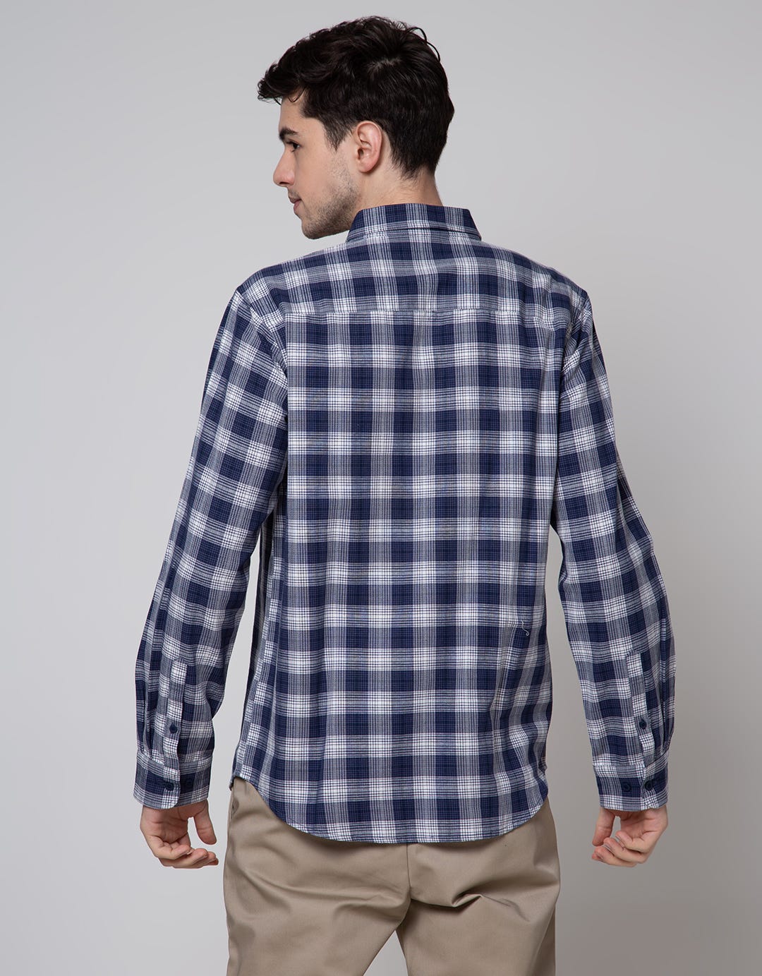 Cole Long Sleeve Shirt Print Check