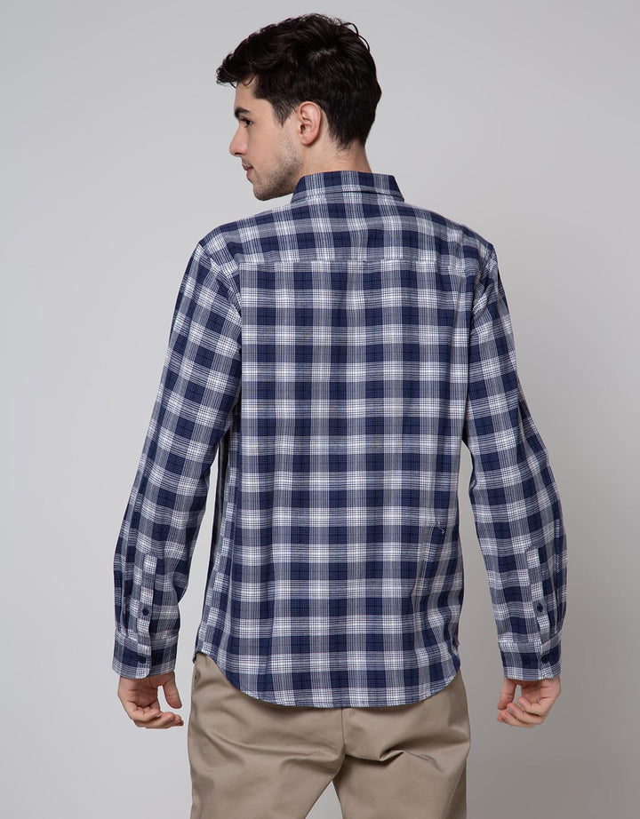 Cole Long Sleeve Shirt Print Check