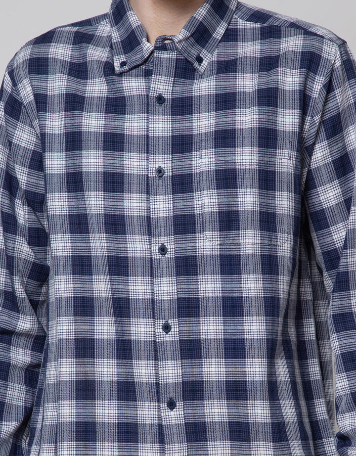 Cole Long Sleeve Shirt Print Check