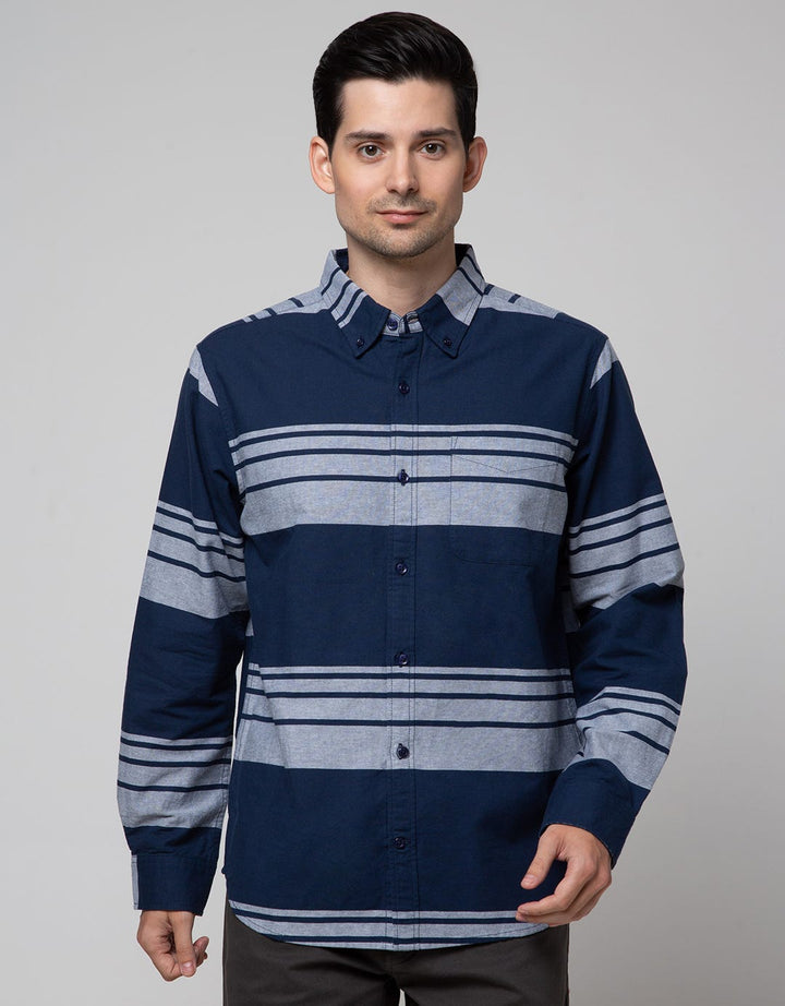 Cole Two Colors Stripes Men's Shirt