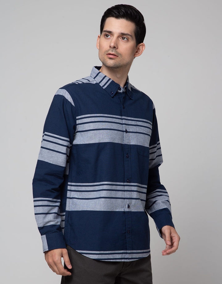 Cole Two Colors Stripes Men's Shirt