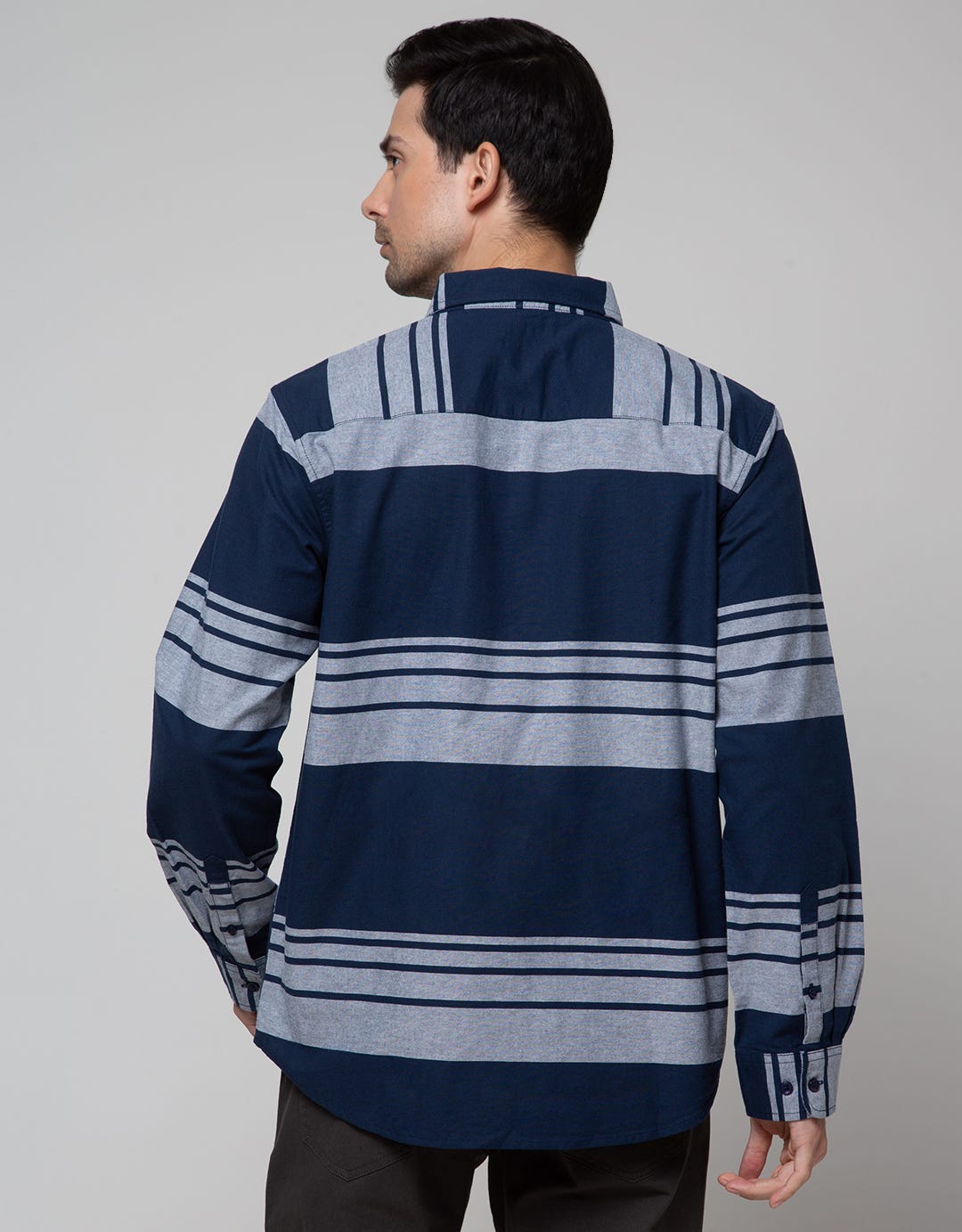 Cole Two Colors Stripes Men's Shirt