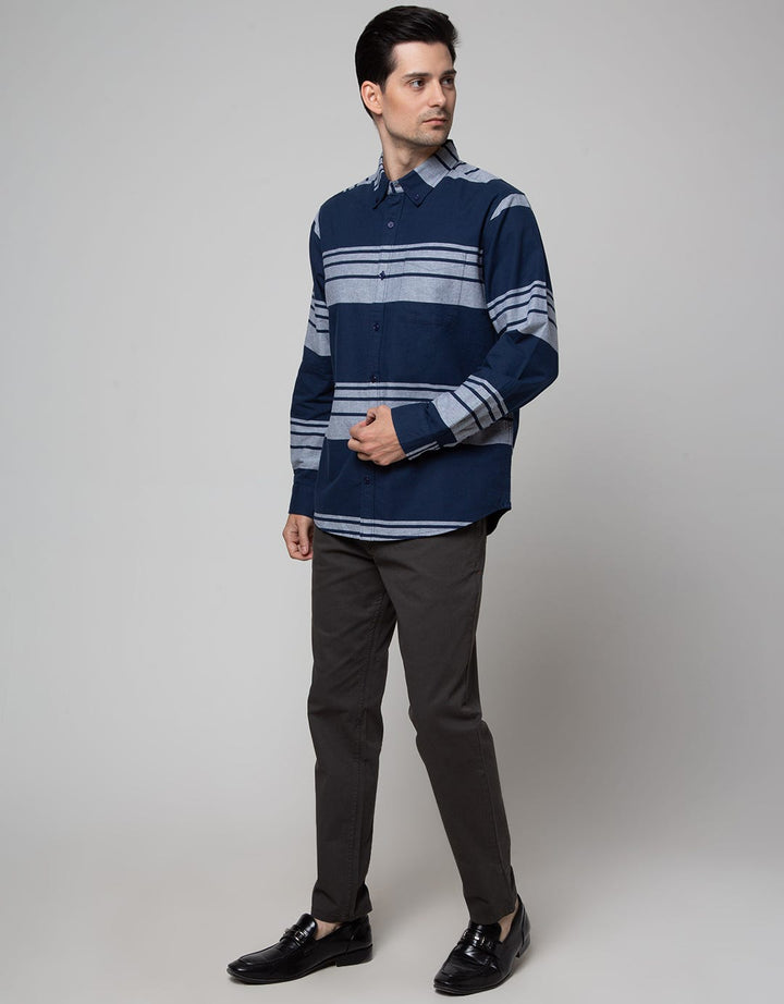 Cole Two Colors Stripes Men's Shirt
