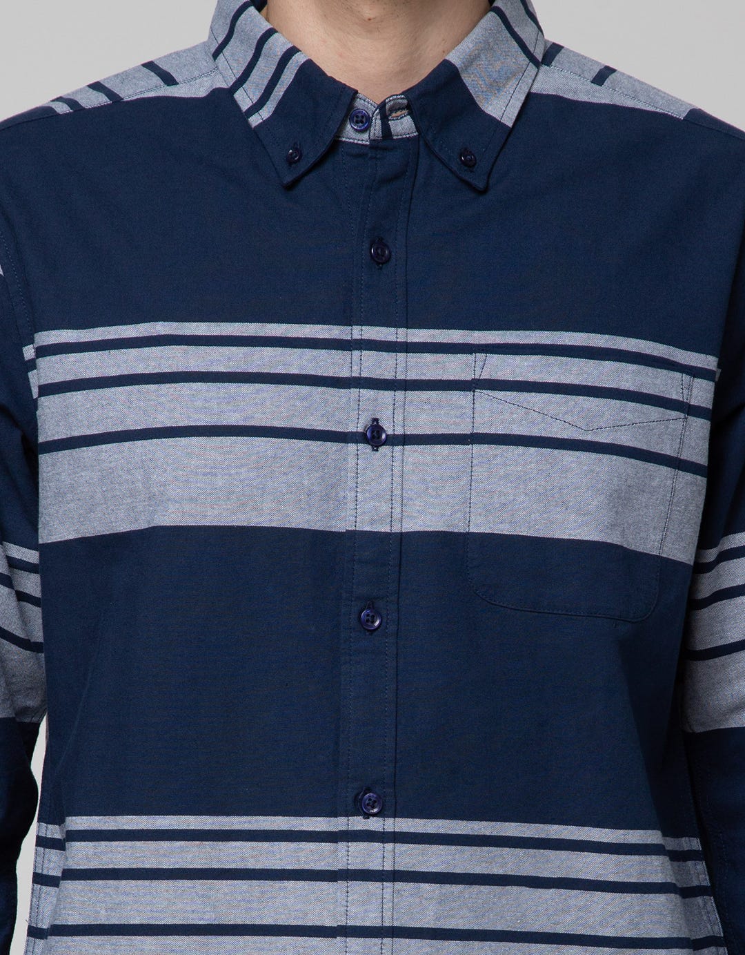Cole Two Colors Stripes Men's Shirt
