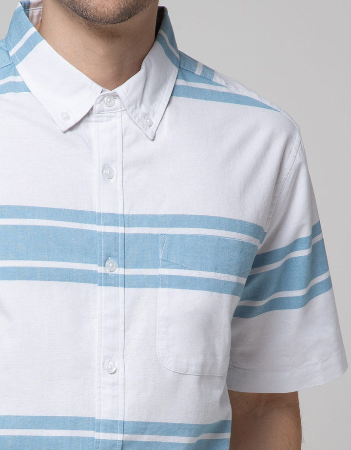 Cole Short Sleeve Shirt Woven 2 Colors Stripes