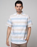 Cole Medium Stripe Kemeja Pria