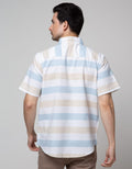 Cole Medium Stripe Kemeja Pria