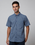 Cole Short Sleeve Shirt Woven Crossed Recycle Cotton