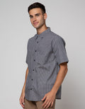 Cole Short Sleeve Shirt Woven Crossed Recycle Cotton