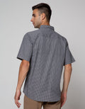 Cole Short Sleeve Shirt Woven Crossed Recycle Cotton