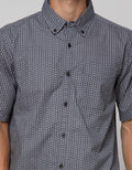Cole Short Sleeve Shirt Woven Crossed Recycle Cotton