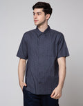 Cole Short Sleeve Shirt Woven Small Dots Recycle Cotton