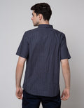 Cole Short Sleeve Shirt Woven Small Dots Recycle Cotton