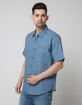 Cole Short Sleeve Shirt Woven Printed Textures Effect