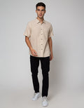 Cole Short Sleeve Woven Printed Shirt