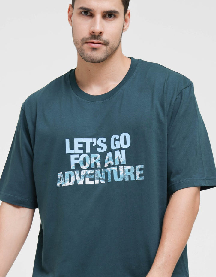 Cole Short Sleeve T-Shirt Print Lets Go For An Adventure