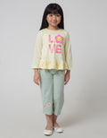 Little M Love Flower Girls T-Shirt