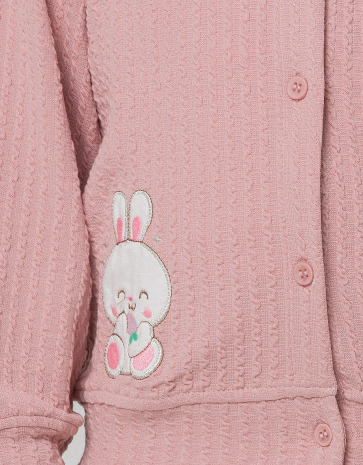 Little M Cardigan Texture Bunny