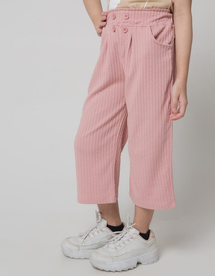 Little M Long Pants Kulot Paperbag Kancing