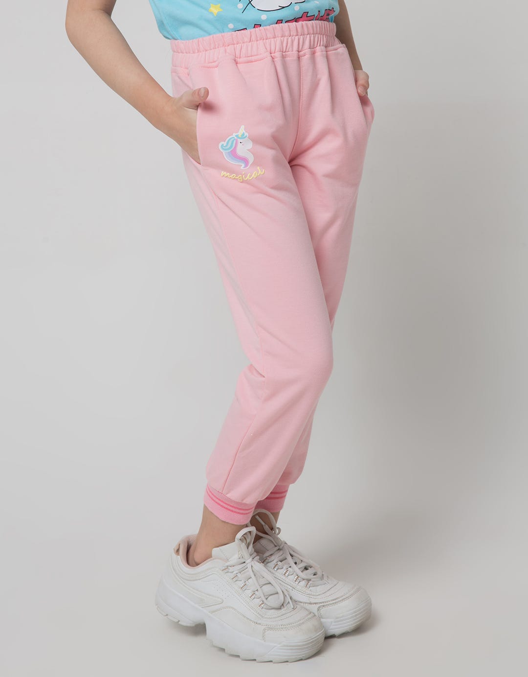 Little M Unicorn Magical Girls Jogger Pants