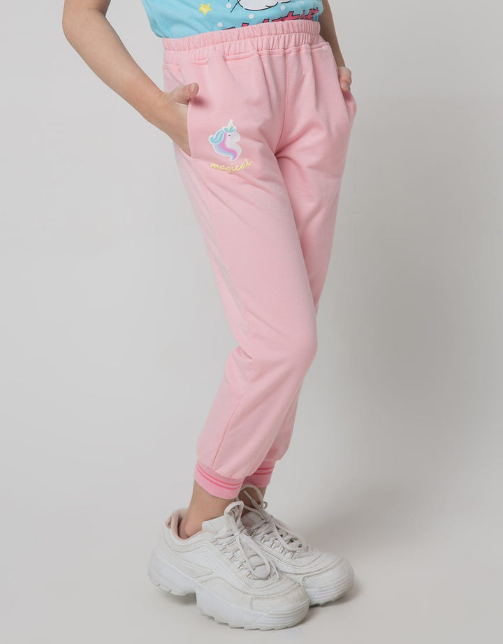 Little M Unicorn Magical Girls Jogger Pants