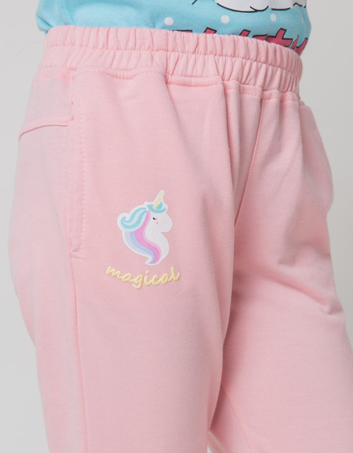 Little M Unicorn Magical Girls Jogger Pants