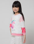 Little M Sweatshirt Cut N Sewn Aplikasi Unicorn