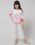 Little M Sweatshirt Cut N Sewn Aplikasi Unicorn