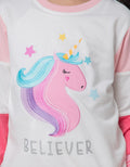 Little M Sweatshirt Cut N Sewn Aplikasi Unicorn