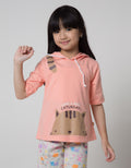 Little M Caturday Kaos Anak Perempuan
