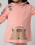 Little M Caturday Kaos Anak Perempuan