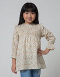 Little M Long Sleeve Blouse Print Ruffle Smok Dada
