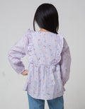 Little M Stripe Unicorn Blouse Anak Perempuan