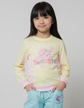 Little M Sweatshirt Cut N Sew Print Check Cat