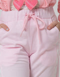 Little M Check Print Girls Pants