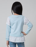 Little M Unicorn Ruffle Sweater Anak Perempuan