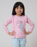 Little M Unicorn Ruffle Sweater Anak Perempuan