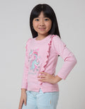 Little M Unicorn Ruffle Sweater Anak Perempuan