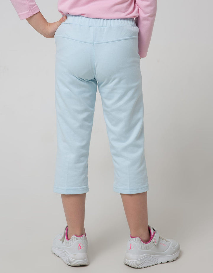 Little M Wide Leg Unicorn Girls Pants