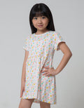 Little M Short Sleeve Midi Dress Daily Abstract Box
