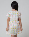 Little M Short Sleeve Midi Dress Daily Abstract Box