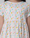 Little M Short Sleeve Midi Dress Daily Abstract Box