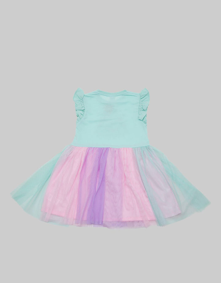 Little M Geber Meow Tutu Dress Anak Perempuan