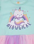Little M Geber Meow Tutu Dress Anak Perempuan