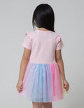 Little M Ruffle Unicorn Dress Anak Perempuan