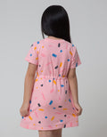 Little M Caticorn Print Dress Anak Perempuan
