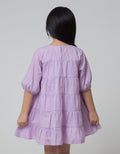 Little M Layered Neck Dress Anak Perempuan